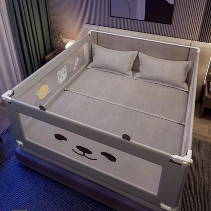 Universal Baby Bed Rail Guard - Reinforced Anti-Fall Barrier with Easy Installation