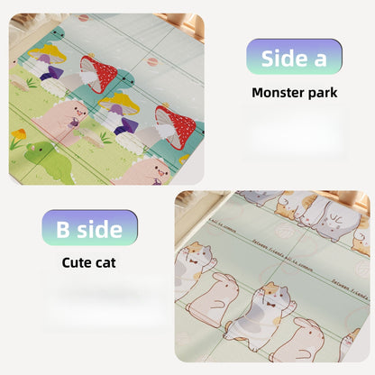 Foldable XPE Play Mat - Extra Thick Non-Toxic Baby Crawling Pad Waterproof & Anti-Slip Floor Mat for Living Room