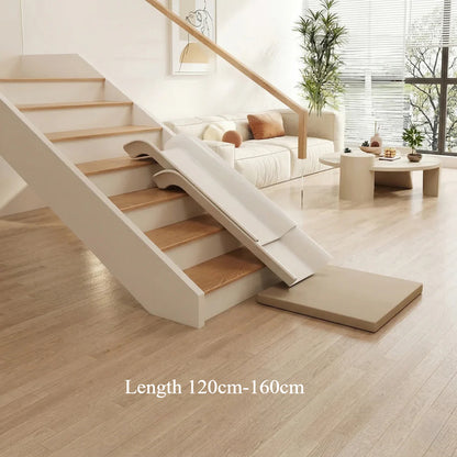 Indoor Transformable Stair Slide – No Assembly Required Safe Play Slide for Bedroom & Home Use