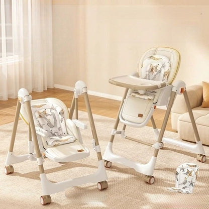 Portable Feeding Seat - Multifunctional Foldable Chair Suitable for Home Use and Learning to Sit